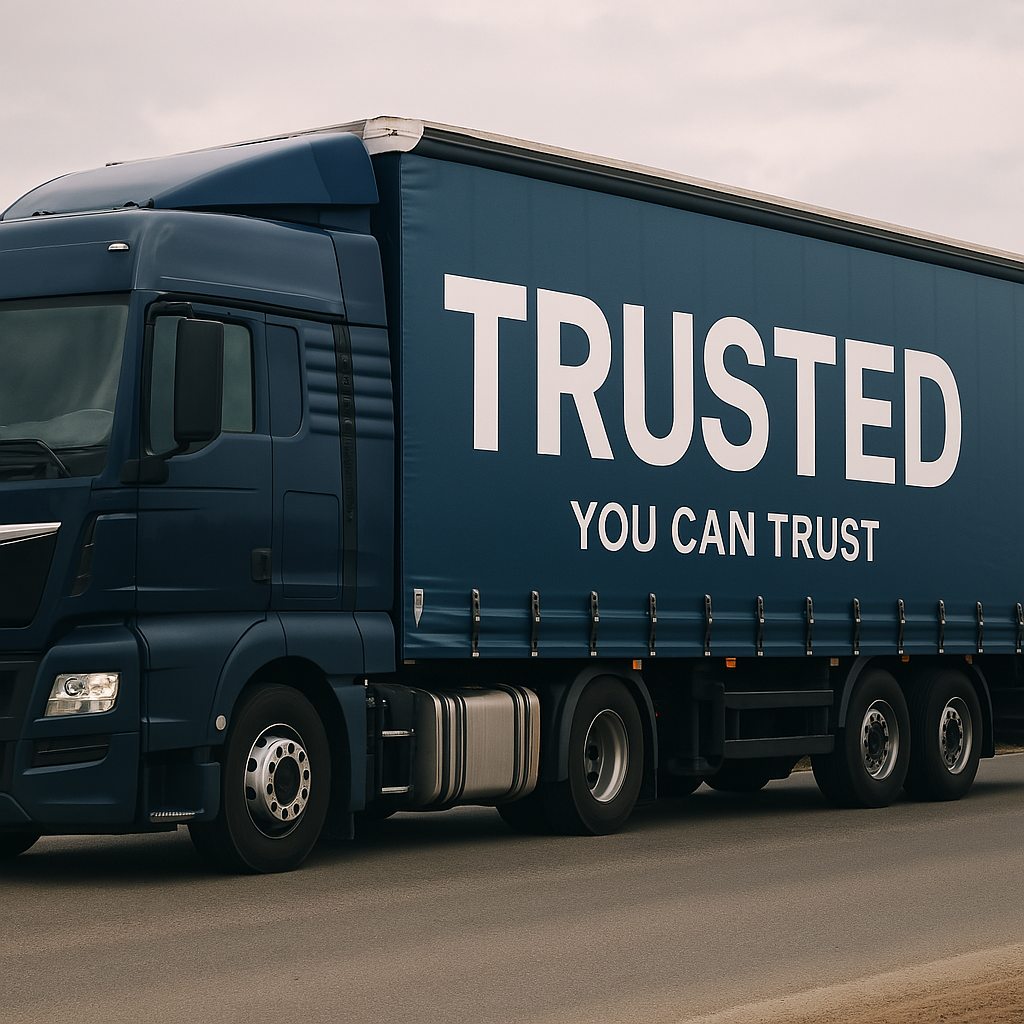 „ciężarówki, którym możesz zaufać” – znak towarowy czy reklama?