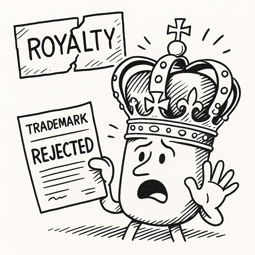 Królewskie problemy z własnością intelektualną