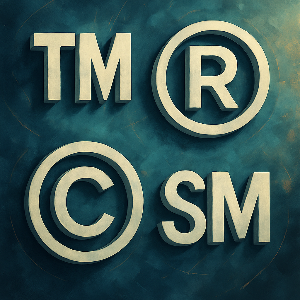 Co oznaczają znaki TM, R, C, SM?